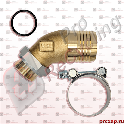 Фитинг всасывающий "GOLD" 2" X T.63 (74-79) угловой 45° 15509000700 2293